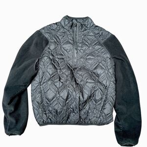 Fabletics Men's The Loft Jacket Black Size S Lightweight Quilted Activewear